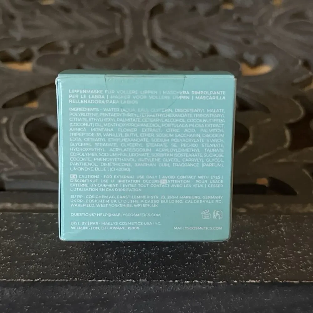 MAËLYS TOO-POUTY Lip Plumping Mask 15ml Vegan Cruelty Free NEW Sealed